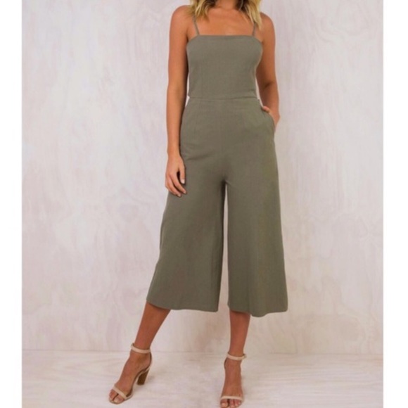 Princess Polly Pants & Jumpsuits Princess Polly Tie Back Jumpsuit